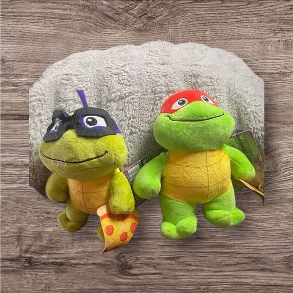 New Teenage Mutant Ninja Turtles Mutant Mayhem 8" Plush Toys - Picture 3 of 15
